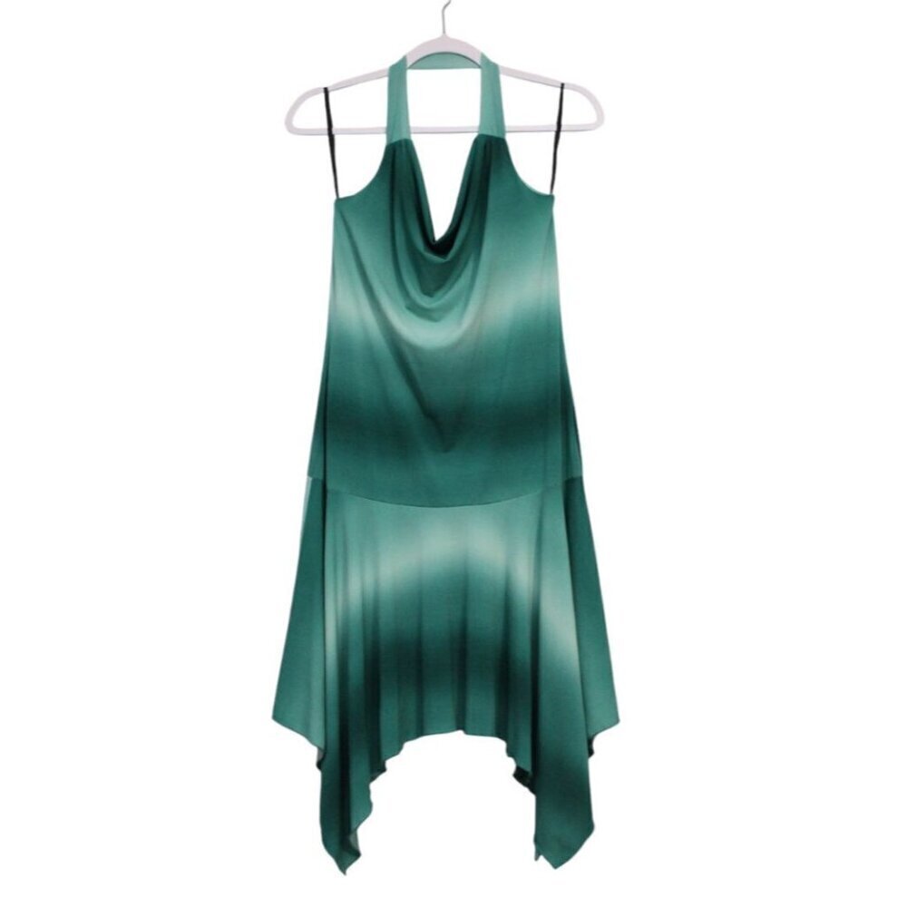 Vintage 90s Y2K Taboo Dress Size Large Asymmetrical Cowl Neck Fairy Prom Formal